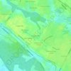 Highland Hills topographic map, elevation, terrain