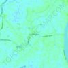 Luddington topographic map, elevation, terrain