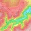 Ochsenkopf topographic map, elevation, terrain