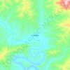 旧屯满族乡 topographic map, elevation, terrain