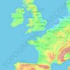 Jersey topographic map, elevation, terrain