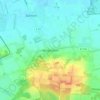 Börgerwald topographic map, elevation, terrain