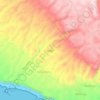 Bungil topographic map, elevation, terrain