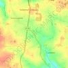 Cross Green topographic map, elevation, terrain