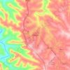 Realeza topographic map, elevation, terrain
