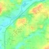 La Vallée topographic map, elevation, terrain