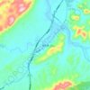 桂花镇 topographic map, elevation, terrain