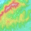 深渡 topographic map, elevation, terrain