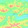 燕崖镇 topographic map, elevation, terrain