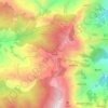 Nagarkot topographic map, elevation, terrain