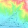 德西一村 topographic map, elevation, terrain