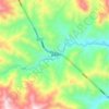 曾家镇 topographic map, elevation, terrain