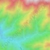 Alum Cave topographic map, elevation, terrain