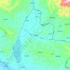 下营镇 topographic map, elevation, terrain