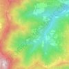 Romezzano topographic map, elevation, terrain