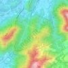 平頂山 topographic map, elevation, terrain