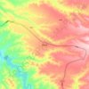 景尚乡 topographic map, elevation, terrain