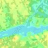 Britt topographic map, elevation, terrain