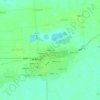 林南仓七村 topographic map, elevation, terrain