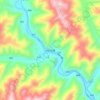 中扎科镇 topographic map, elevation, terrain