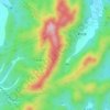 风车山 topographic map, elevation, terrain