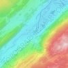 Le Brassus topographic map, elevation, terrain