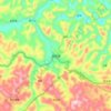 南屏镇 topographic map, elevation, terrain