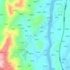 下屈 topographic map, elevation, terrain