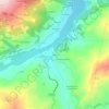 Orzale topographic map, elevation, terrain