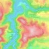 Quéret topographic map, elevation, terrain