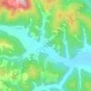 红旗村 topographic map, elevation, terrain