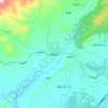 轩岗乡 topographic map, elevation, terrain