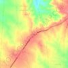 Bhakkar topographic map, elevation, terrain