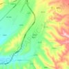 东沟乡 topographic map, elevation, terrain