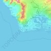 Kapolei topographic map, elevation, terrain