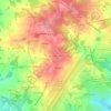 Les Fonts Saladas topographic map, elevation, terrain