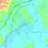 卢峰镇 topographic map, elevation, terrain