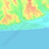 La Antilla topographic map, elevation, terrain