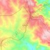 Nakonde topographic map, elevation, terrain