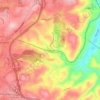 Yellow Sulphur topographic map, elevation, terrain
