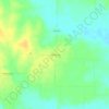 East Delta topographic map, elevation, terrain