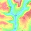 三川镇 topographic map, elevation, terrain