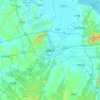 宣城市 topographic map, elevation, terrain