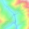 都如古冬 topographic map, elevation, terrain