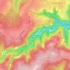 Simonskall topographic map, elevation, terrain