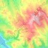 La Perrière topographic map, elevation, terrain