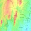 Melukote topographic map, elevation, terrain