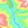 呷尔镇 topographic map, elevation, terrain