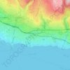 Châteaux Sec topographic map, elevation, terrain