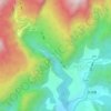 幺店村 topographic map, elevation, terrain